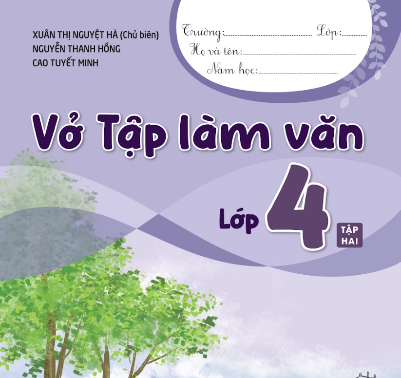 Vở Tập làm văn Lớp 4  sách Kết nối tri thức - Tập 2 Miễn phí